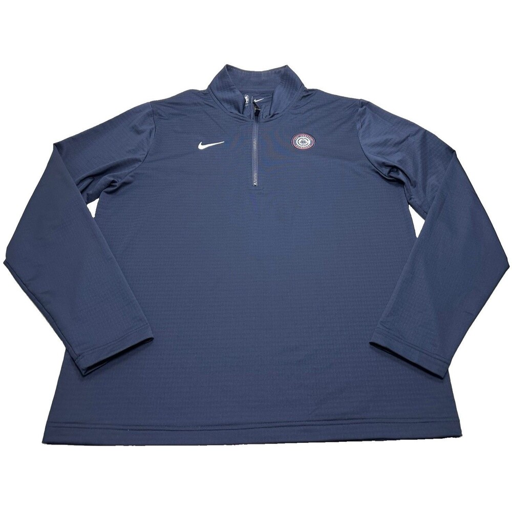 Nike Dri-Fit NBA Authentics 25/26 LA Clippers Coaches 1/4 Zip Pullover Large